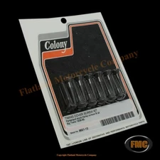 Colony 9621-12, Gear Cover Screw Kit, 1936-1969 Big Twins, Parkerized