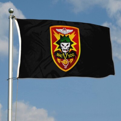 Macv Sog Flag with 2 Brass Grommets Banner  Home Garden House Decor 3x5Feet
