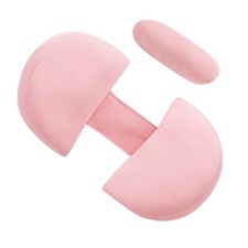 Pregnancy Support Pillow 2-in-1 design for Back Hips Legs Belly Pink NEW