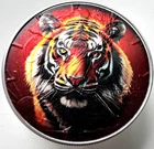 Magnificent Tiger - American Silver Eagle 1oz .999 Limited Ed Silver Dollar Coin