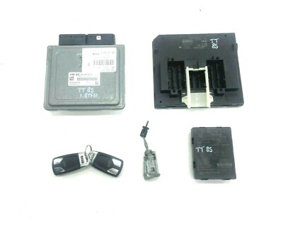 ORIGINAL AUDI TT MK3 8S 1.8 TFSI CJS MANUELL MOTORSTEUERGERÄT KIT SCHLOSSSATZ 2014-2018