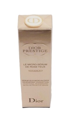 Dior Prestige Le Micro Rose Advanced EYE Serum 20ml/0.67oz $280 Feb 2027 SEALED!