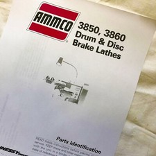 Ammco Parts Identification Manual 3850 3860 Drum Disc Brake Lathes Ammco Parts Identification Manual 3850 3860 Drum Disc Brake Lathes