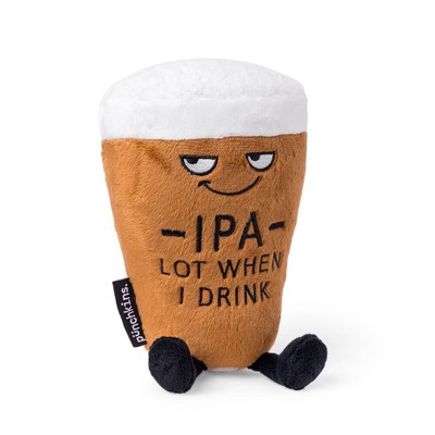 Punchkins IPA Lot When I Drink Pint Premium Plush Ultra Soft Smooth Touch