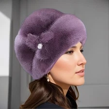 Imitation Mink Hair Warm Hat Women's Winter Hat Hat Hat Fashion Hat Trend