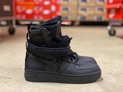 nike sf air force 1 high triple black