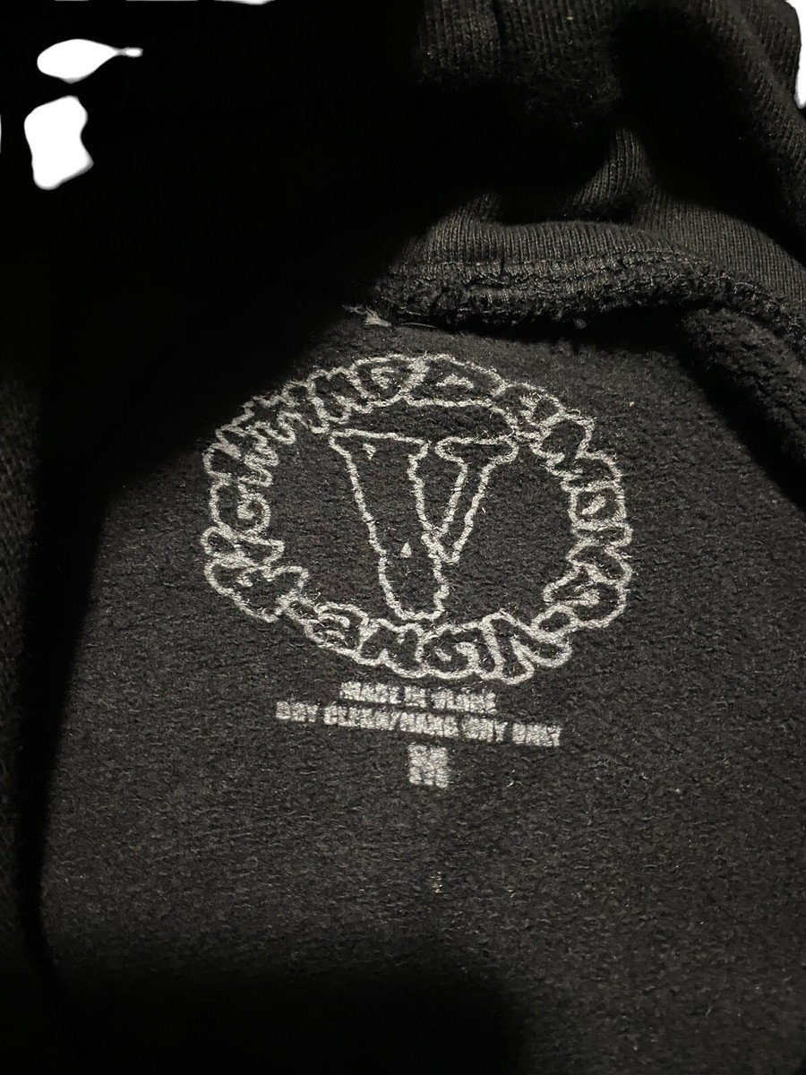 NEW Vlone Fighting Demons 999 Acid Juice WRLD Graphic Hoodie Black