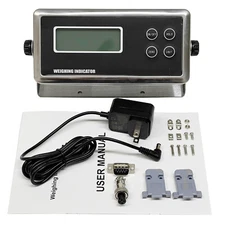 LP7515 LCD Digital Weighing Scale Display Load Cell Indicator for OP-902 4-prong