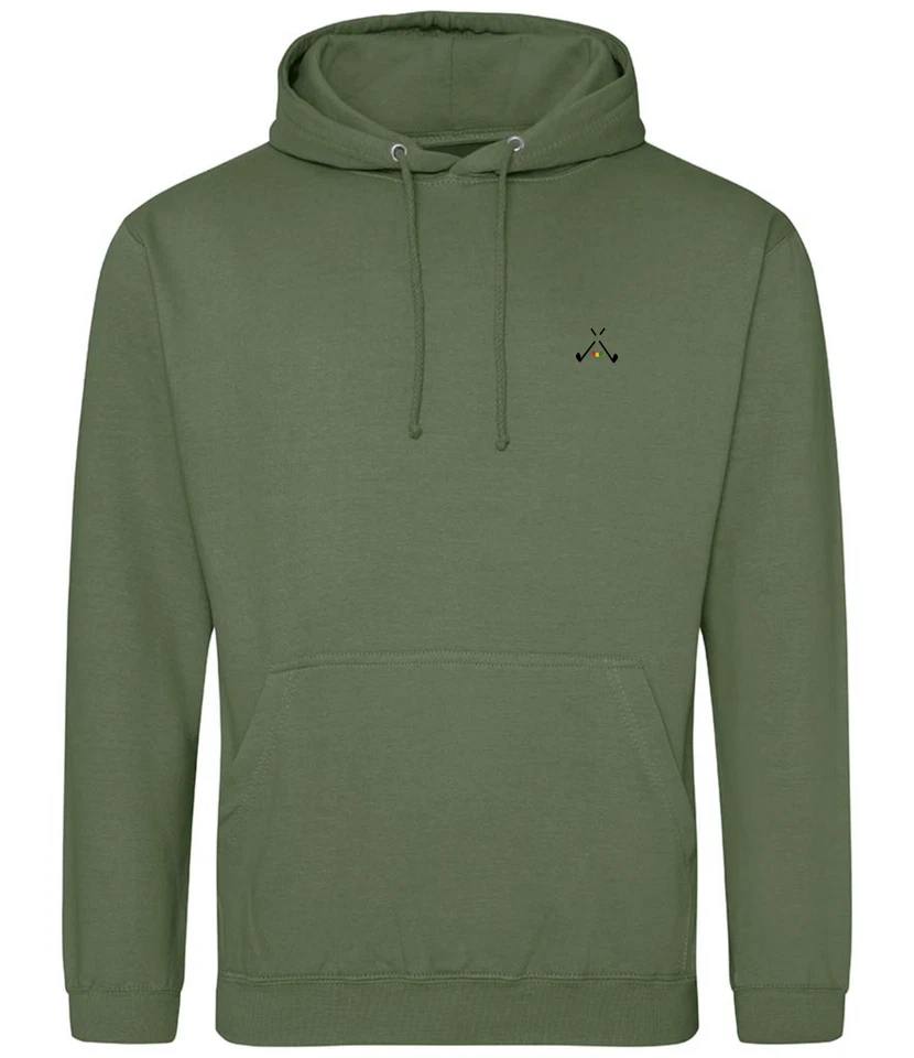 EARTH Golf God Clothing Hoodie Größen S-3XL Erdgrün Freizeit Baumwolle Golfbekleidung