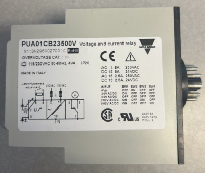 Carlo Gavazzi PUA01CB23500V Voltage & Current Relay