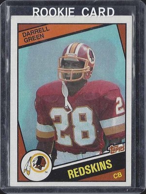 DARRELL GREEN 1984 TOPPS REDSKINS TRUE ROOKIE RC #380 | eBay