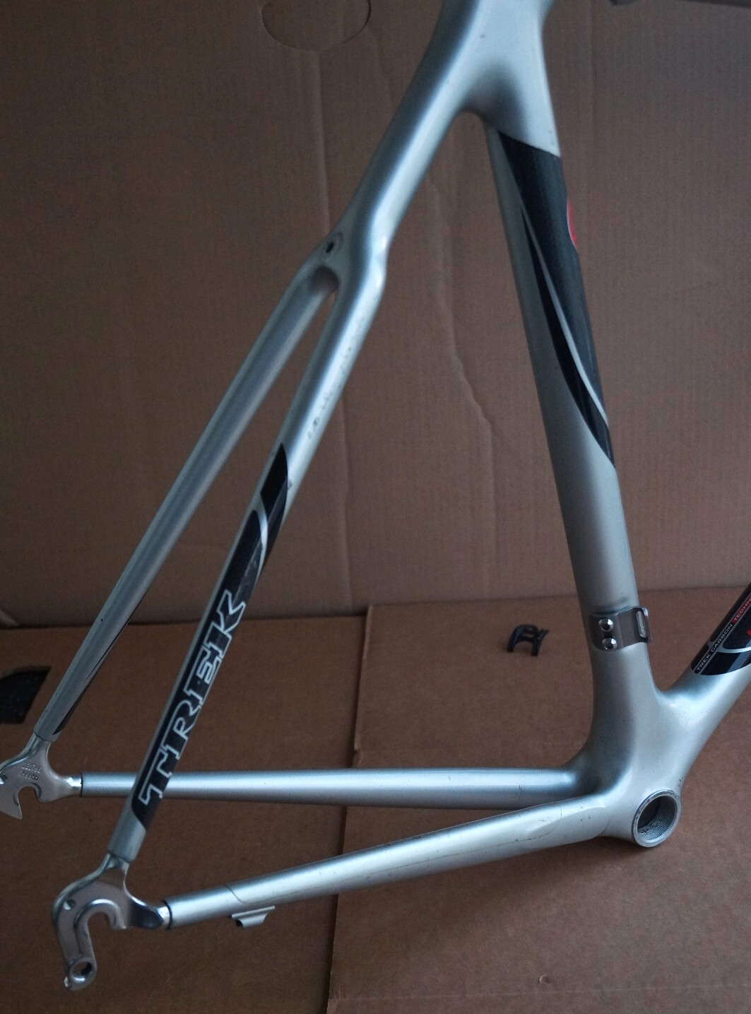 2007 Trek TCT 5000 Road 700c Carbon Frame Set 60cm L/XL New Fork Rim Brakes