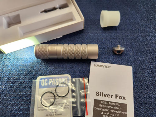 Lumintop Silver Fox Titanium 760 Lumen 14500 AA Flashlight