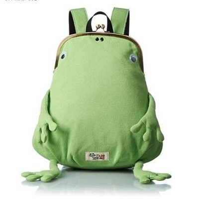 Gym master Fluke Frog backpack clutch Light Green H38cm