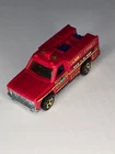 Vintage 1974 HOT WHEELS HWFD No 68 Red Rescue Unit Emergency Vehicle Fire Truck