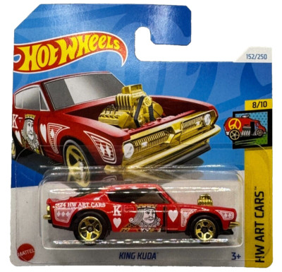 Hot Wheels King Kuda rot HW Art Cars Nummer 152 neu und ungeöffnet