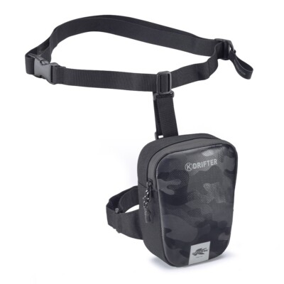 Kappa Motorcycle Motobike 1.5 Litre Drifter Leg Bag Adjustable Straps - DR03