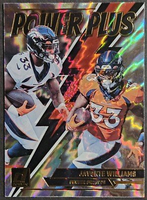 2023 Panini Donruss Power Plus #PP-6 Javonte Williams Denver Broncos