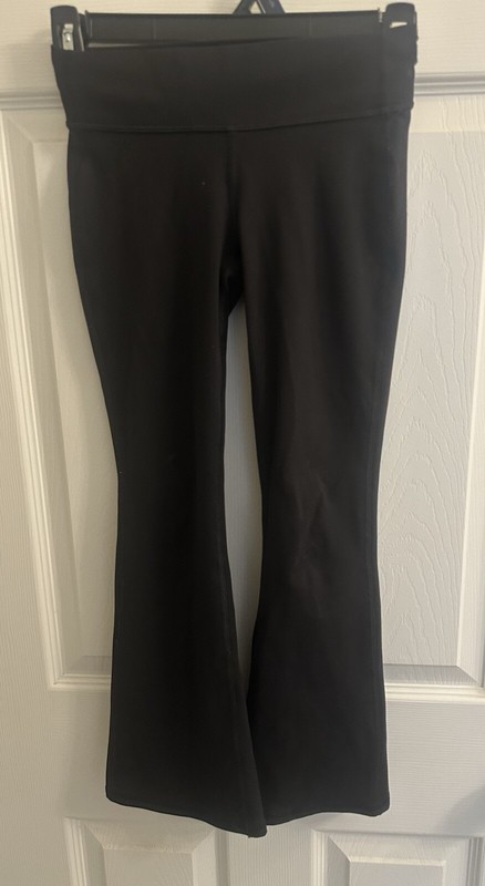 all in motion Girls Black Boot Cut Leggings Size m 8 Medium
