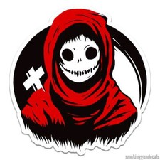 Death Grim Reaper, Vinyl Decal Sticker, Indoor Outdoor, 3 Sizes, 12701