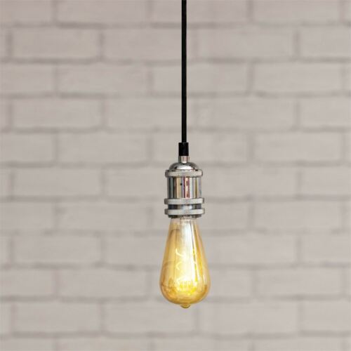 Orzeł Vintage Pojedynczy uchwyt lampy wiszącej Kolor jasny srebrny - E390BL - Zdjęcie 1 z 1