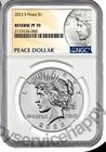 2023-S PEACE DOLLAR  REVERSE PROOF NGC PF70 -  !!!