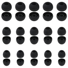 30 Pcs Silicone Replacement Earbud, Ear Buds Tips Headphone Earpads Soft Sili...