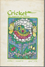 Vintage Cricket The Magazine For Children April 1974 Volume 1 Number 8
