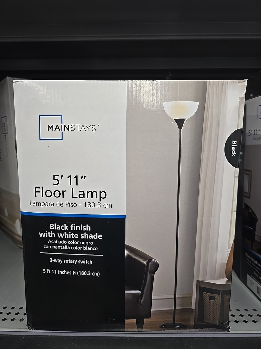Mainstays Floor Lamp Replacement Parts ZAKLOOP Lamps 62.5 In Gray