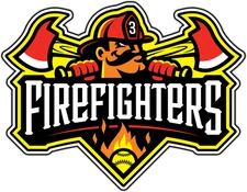 #2968 FireFighters Banana Ball Logo #1 Sticker Brand Waterproof Vinyl Decal Car