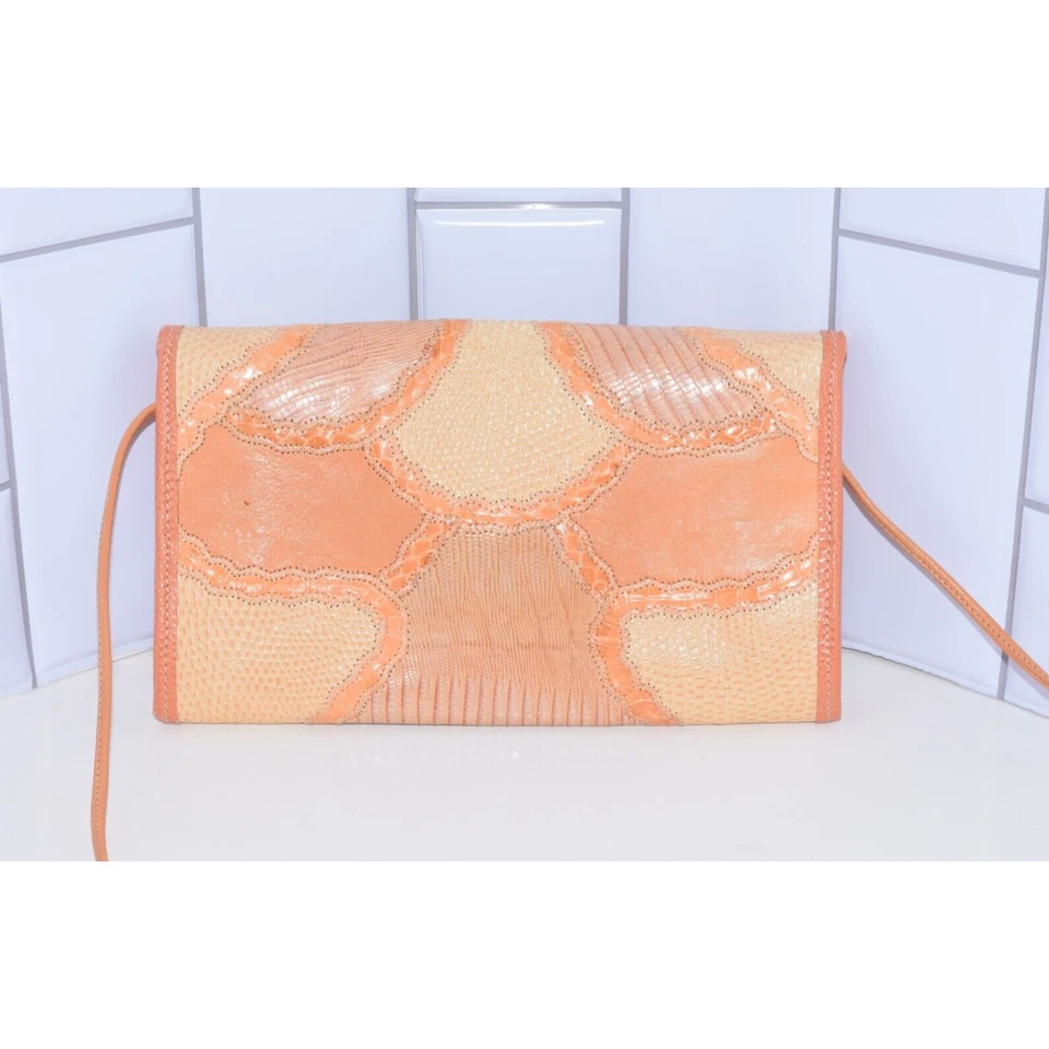 Bolso Bandolera CARLOS FALCHI 1980s Patchwork Piel de Serpiente Foto 3 de 4