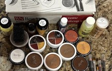 New Ben Nye Cr me Make-Up Kit In Box Brown Dark TK-7
