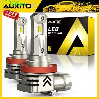 H11 LED Headlight Super Bulb Bright 6000K White 60000LM Hi-Lo BEAM Lamp 1-10Set