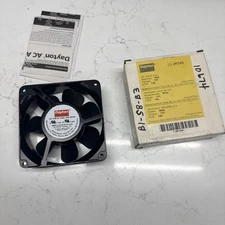 Dayton 2Rtk6 4-11/16 In H X 4-11/16 In W Square Axial Fan, 1-1/2 In D, 100/85