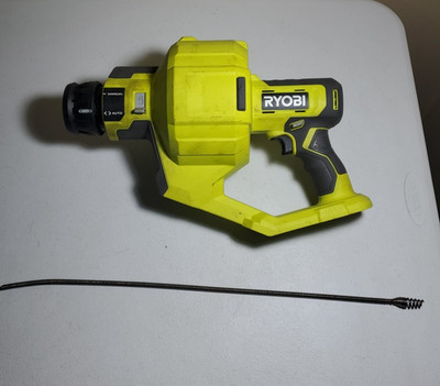 Ryobi PCL456 ONE+ 18V Drain Auger 25 ft Cable, Auto Feed (PARTS/REPAIR)