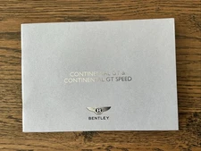 2007 2008 BENTLEY CONTINENTAL GT SPEED LAUNCH PRESS MEDIA KIT BROCHURE