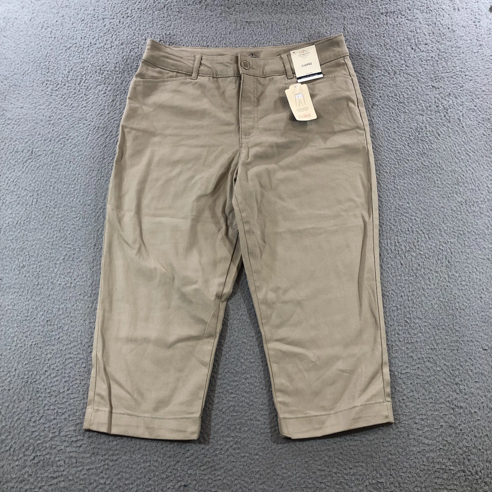 st johns bay Capri Pants Women’s 10 Beige