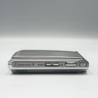 Sony Cyber-shot DSC-T70 8.1MP Digital Camera - Silver for sale