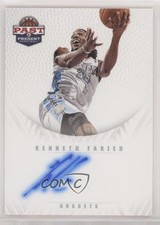 2011-12 Past & Present Redemption Draft Pick Auto Kenneth Faried #7 Auto 0hx6