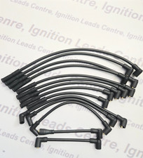 BLACK 10MM PERFORMANCE HT LEADS FITS THE JAGUAR DAIMLER V12 SERIES 3 HE XJ12 XJ6