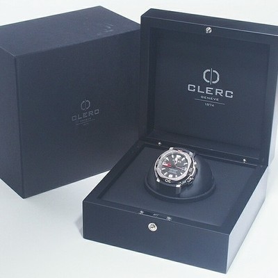 Clerc Hydroscaph H1-2R.1.5 Automatik Taucheruhr 500 m Schwarz Herren 42 mm