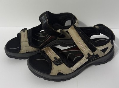 Ecco Offroad Yucatan Sport Sandals Women's 7/7.5 EU 38 Beige Strappy Open Toe