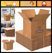 Large Corrugated Moving Boxes 20"x20"x15" - 12-Pack for Shipping, Packing  Stor