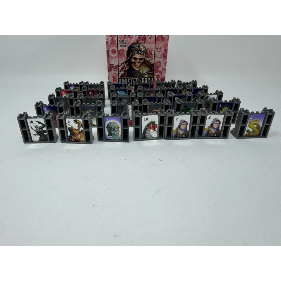 Stratego Legends, The Shattered Lands Expansion Gray Army Pieces (x30) OOP - Image 2 of 3