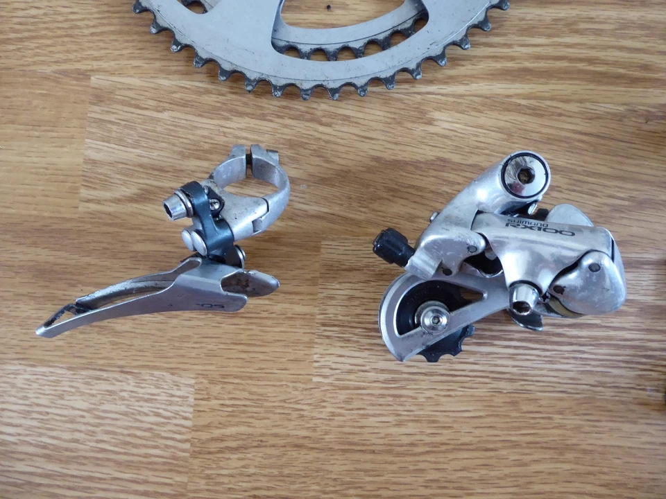 Shimano 600 Tricolour 105 Miche Groupset (vintage retro road TT cross gravel) - Image 4 of 4