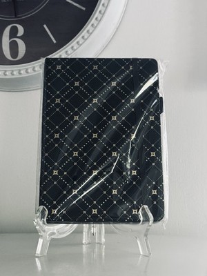 Medium Book Bound Notebook, Green Dot Grid for Work Office Home or School