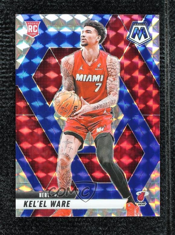 2024-25 Panini Mosaic Rookies Choice Blue Prizm 24/45 Kel'el Ware #232 0rm0