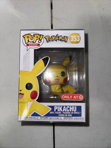 Funko Pop! Games: Pokemon - Pikachu #353 Target Exclusive + Pop Protector