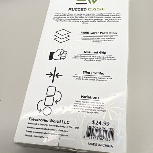 Rugged Case Moto G 5G (2023) rot - Bild 5 von 5