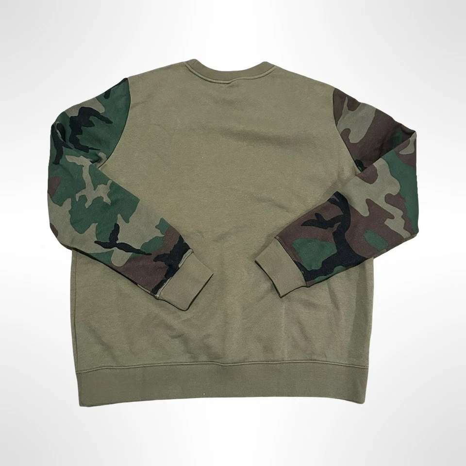 Nike BYU Cougars Paquete Militar Verde Oliva Camuflaje Crew Sudadera Para Mujer XL Foto 2 de 4